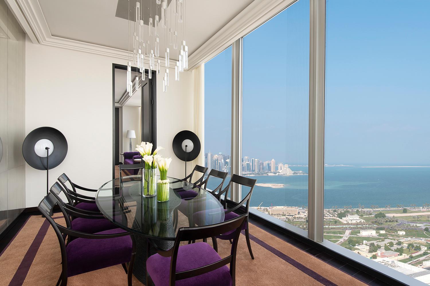 Banyan Tree Doha At La Cigale Mushaireb Værelse billede A view from a penthouse apartment
